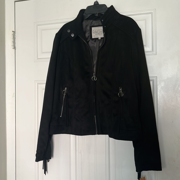 RACHEL Rachel Roy Jackets & Blazers - Rachel Roy vegan suede fringe jacket